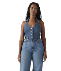 Levi's Bria denim Corset Halter