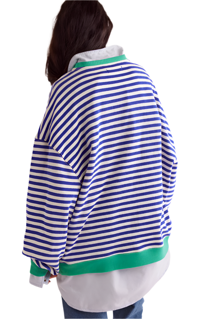 Free People Classic Striped Crew