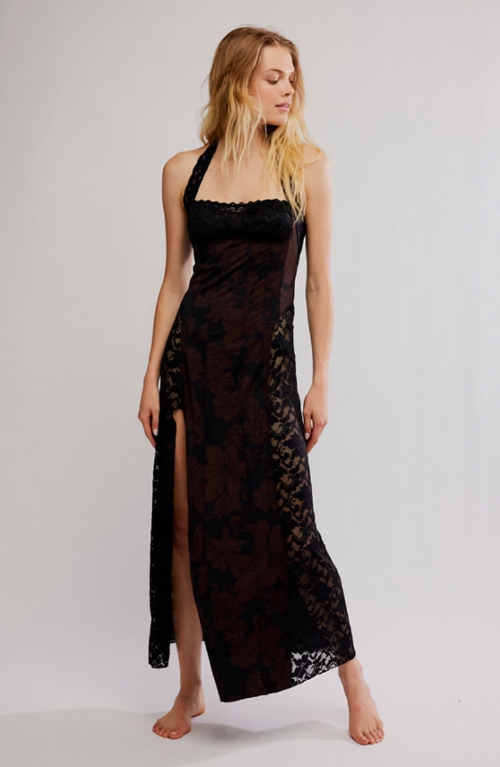 Free People Love You Most Printed Maxi Slip