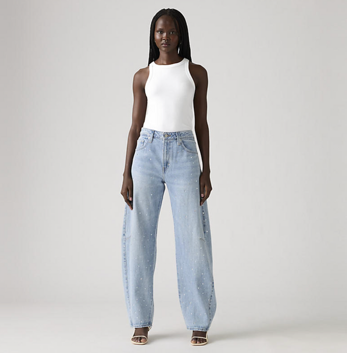 Levi's Baggy Dad Barrel Jeans Dazzle Me