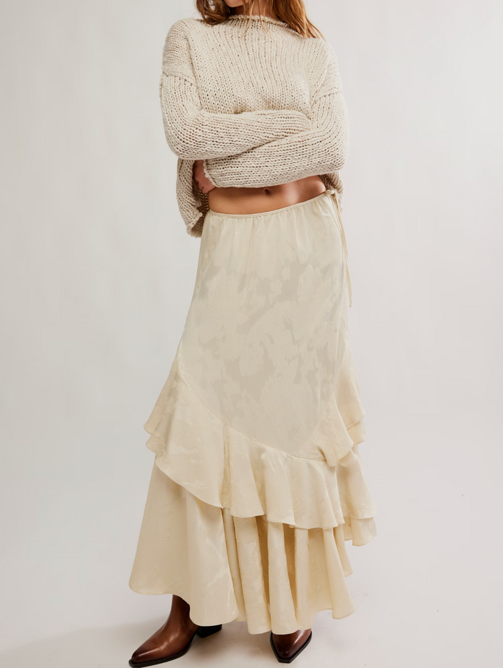 Free People Autumn Promenade Maxi Skirt