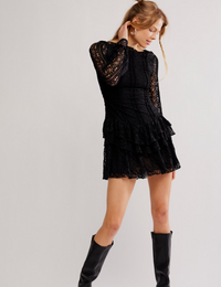 Free People Tabby Lace Mini Dress