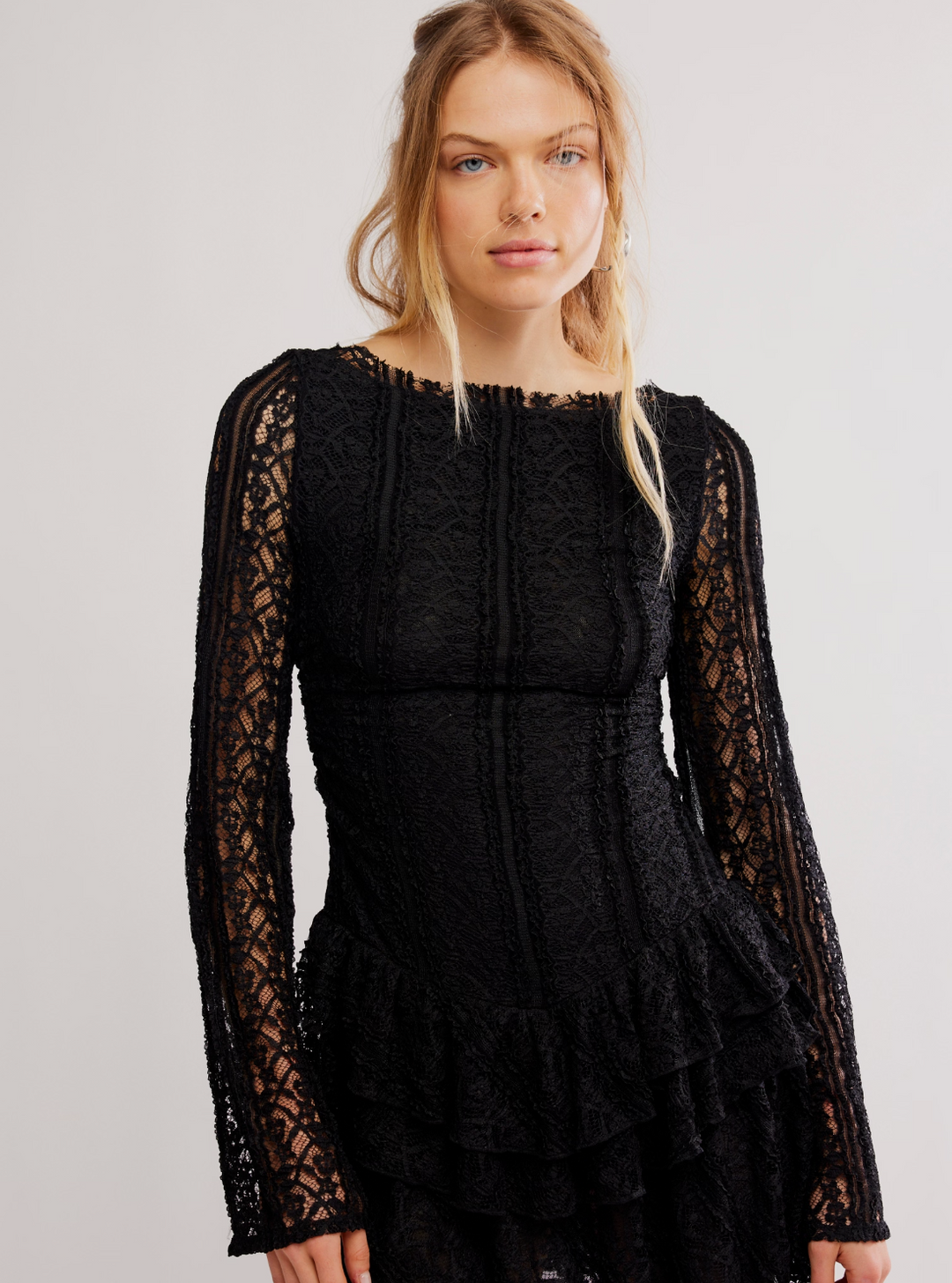 Free People Tabby Lace Mini Dress