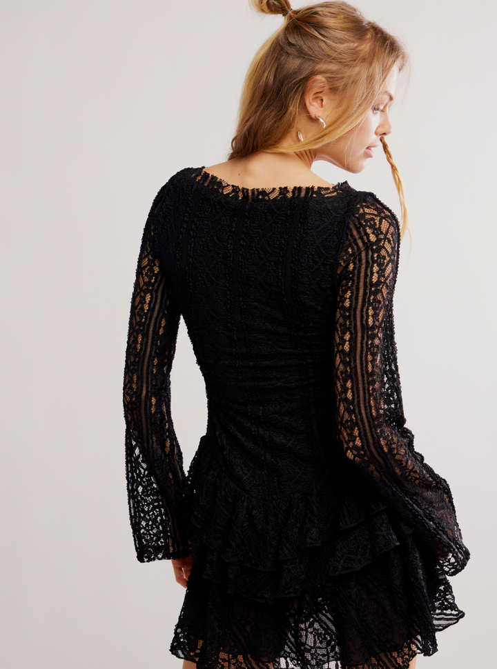 Free People Tabby Lace Mini Dress