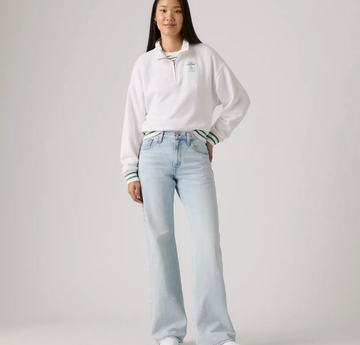 Levi's Middy Loose Boot Cut Abraided Art