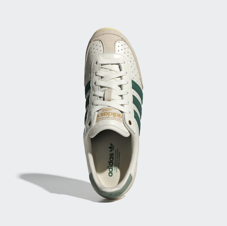 Adidas Women Japan In Off White Collegiate Green Orange Tint