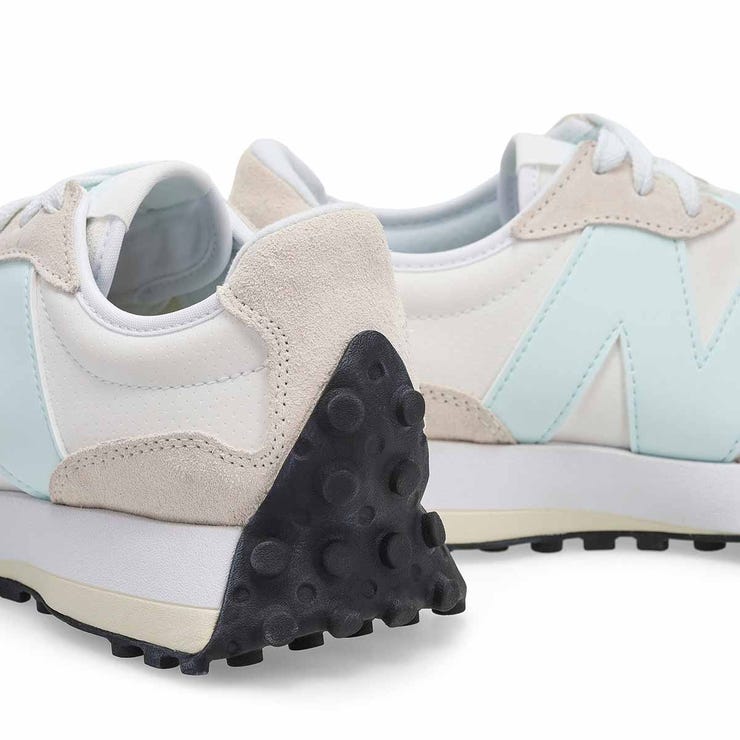 New Balance 327 White with Glint Blue