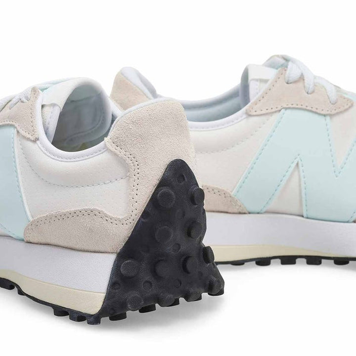 New Balance 327 White with Glint Blue