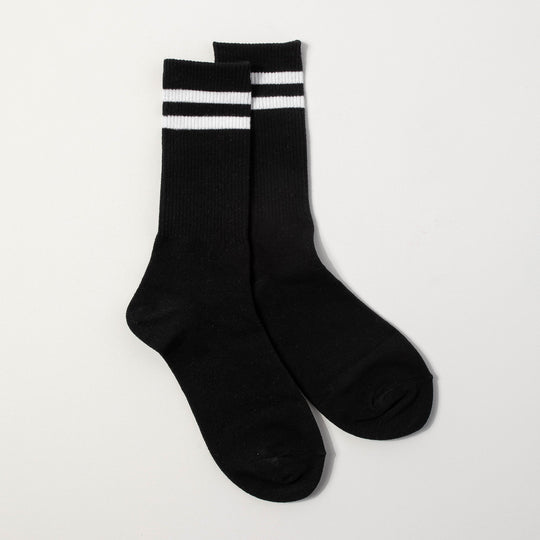 Athletic Two Stripe Classic Calf Length Socks