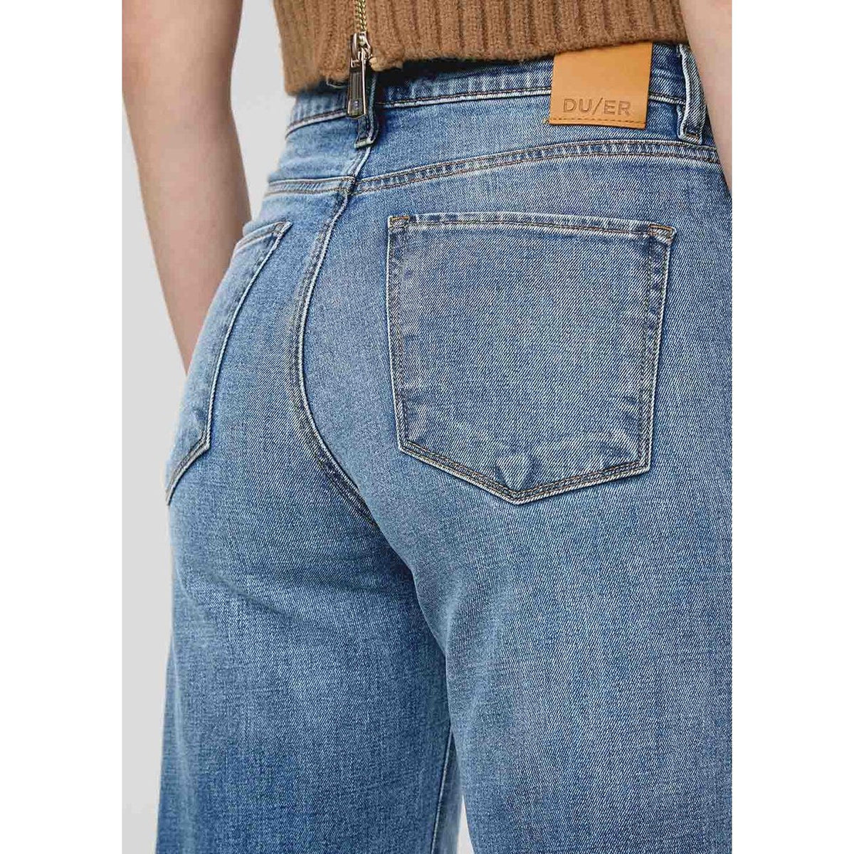 Du/er Midweight Performance Denim Wide Leg