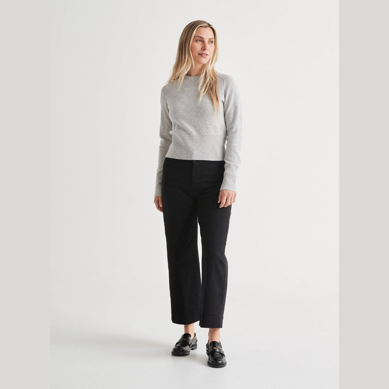 Du/er High Rise Wide Leg Twill Pant 