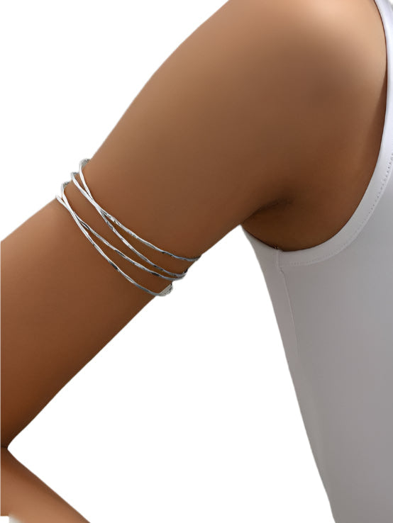 Adjustable Layered Arm Bracelet
