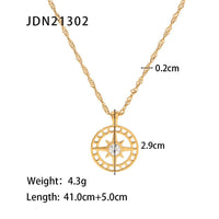 Vintage Zircon Heart Necklace DPJN49: 8