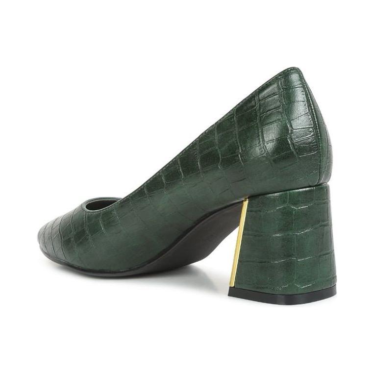 Emersyn Croc Heel Pump Shoes