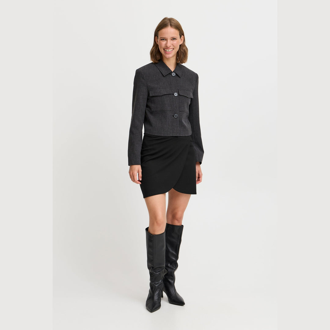 b.young Parrin Mini Wrap Skirt