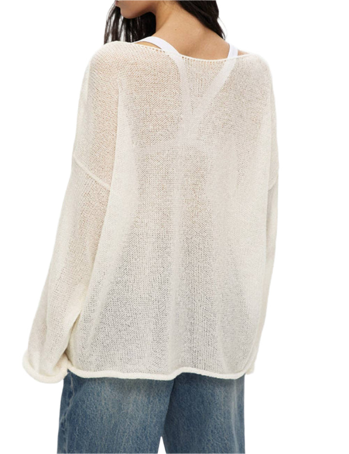 Ladies Hollow Knit Top