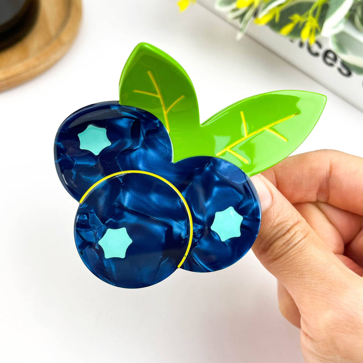 Blueberry Hair Claw Clip, Acetate Fruit Hair Clip: Papaya