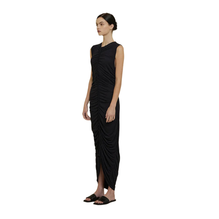 Super Soft Shirring Jersey Dress