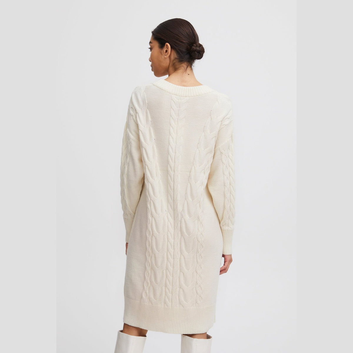 b.young Milo Cableknit Dress
