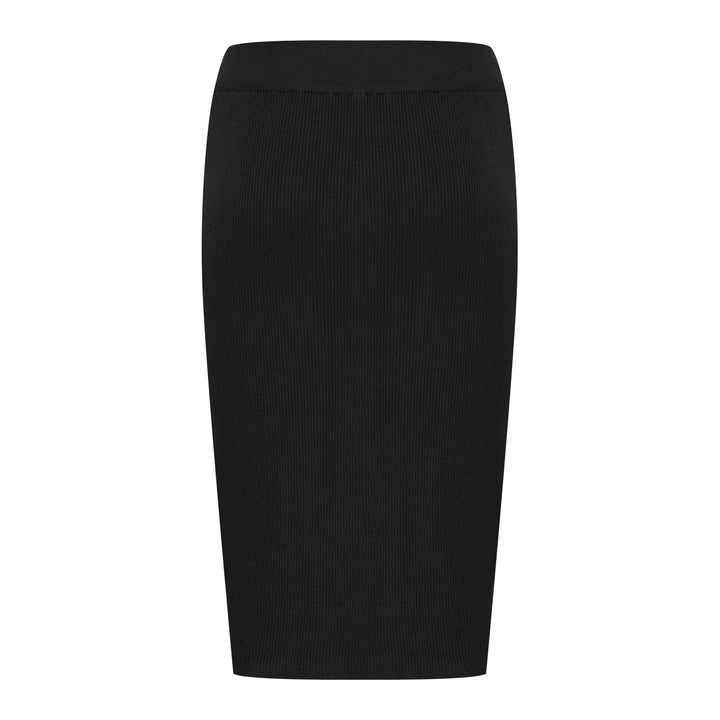 b.young Morla Ribbed Pencil Skirt