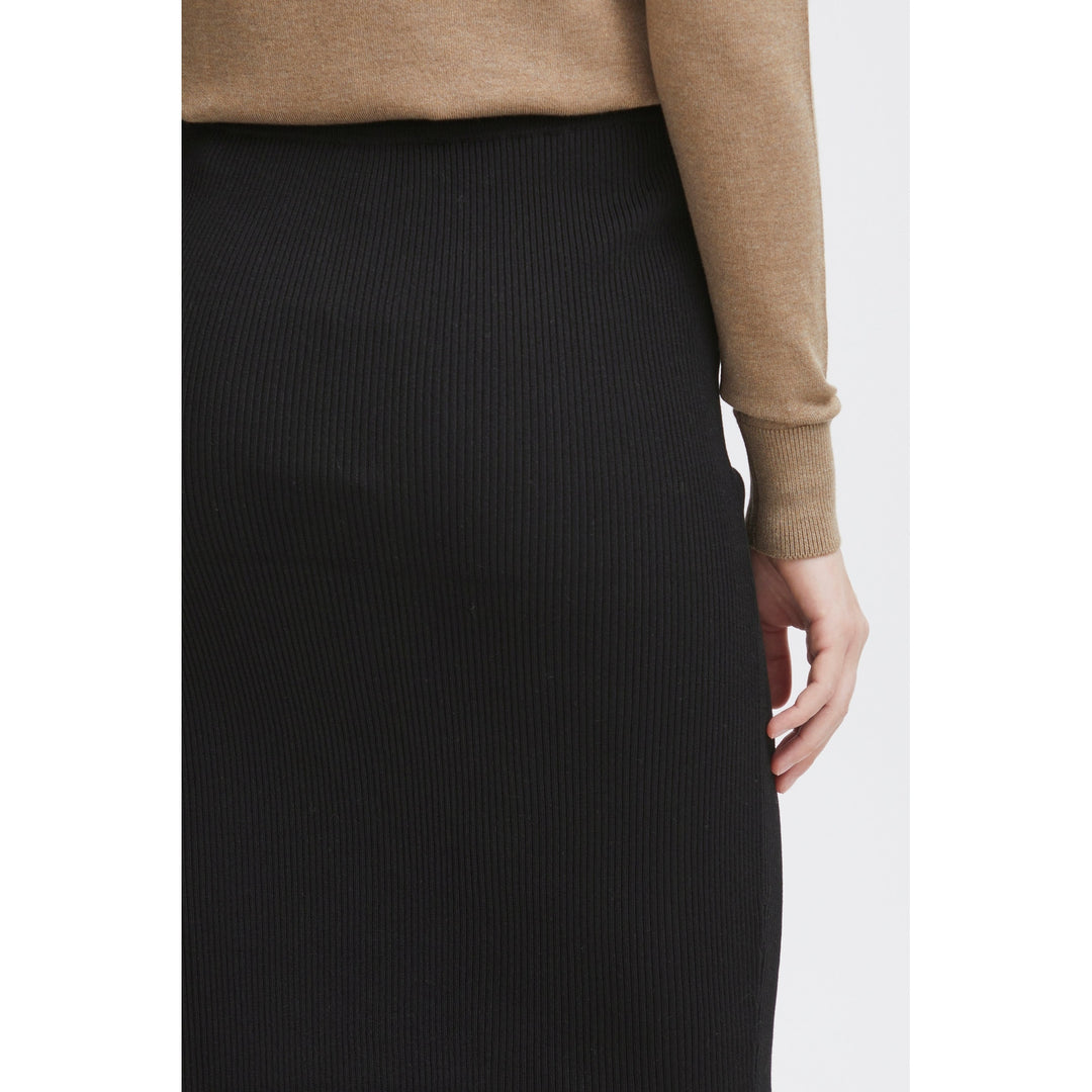 b.young Morla Ribbed Pencil Skirt