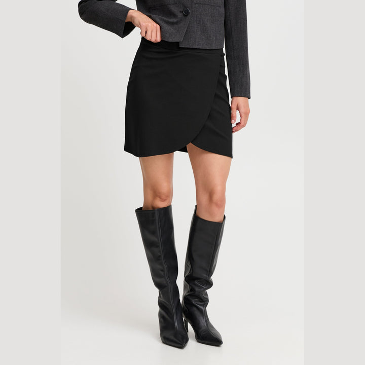 b.young Parrin Mini Wrap Skirt