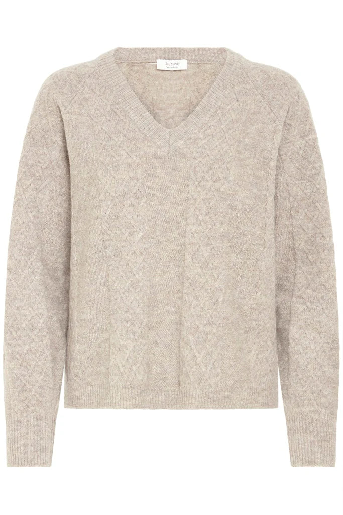 b.young Nikolina V Neck Jumper