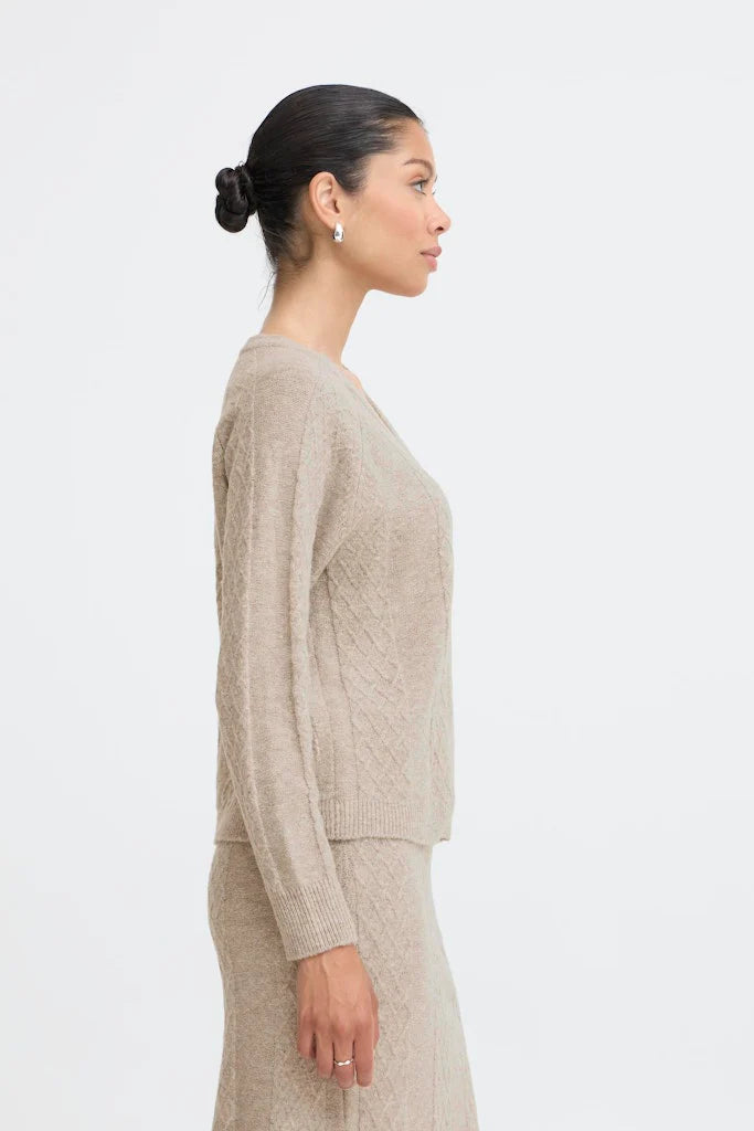 b.young Nikolina V Neck Jumper