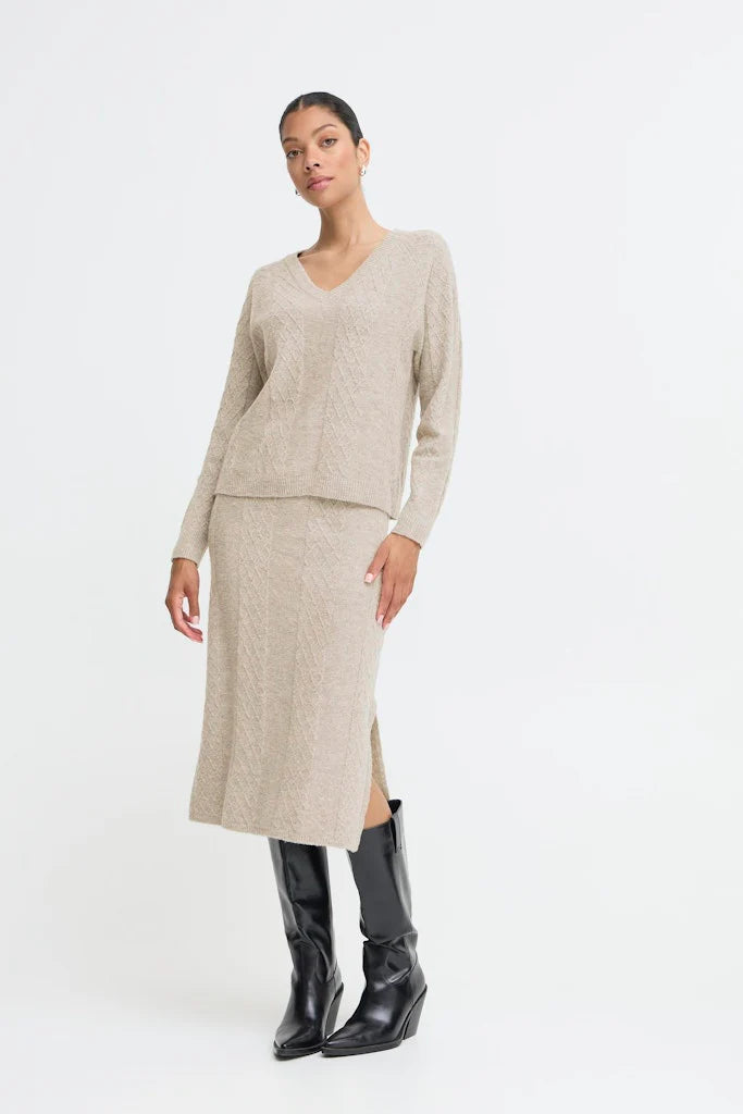 b.young Nikolina V Neck Jumper