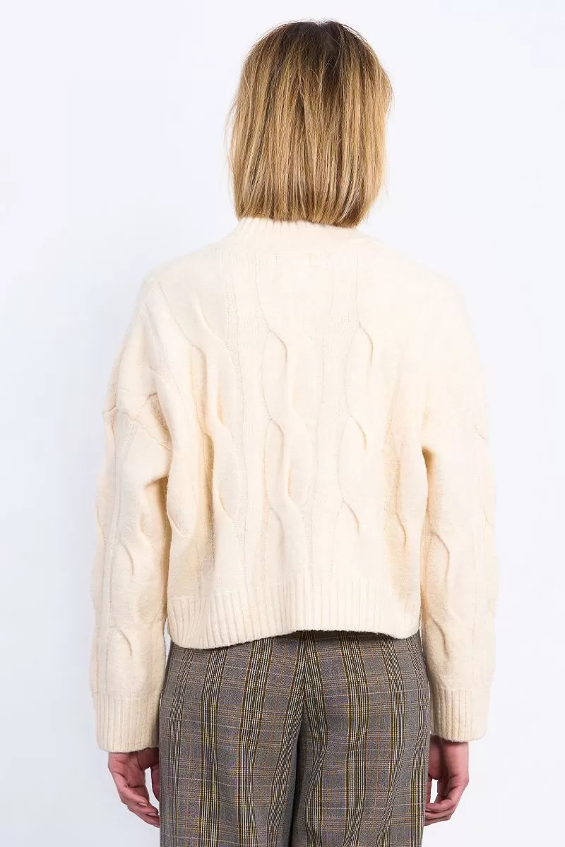 Molly Bracken Cable Knit Sweater