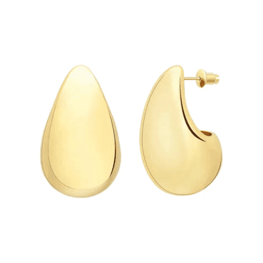 Mega Tear Drop Hoopish Earring