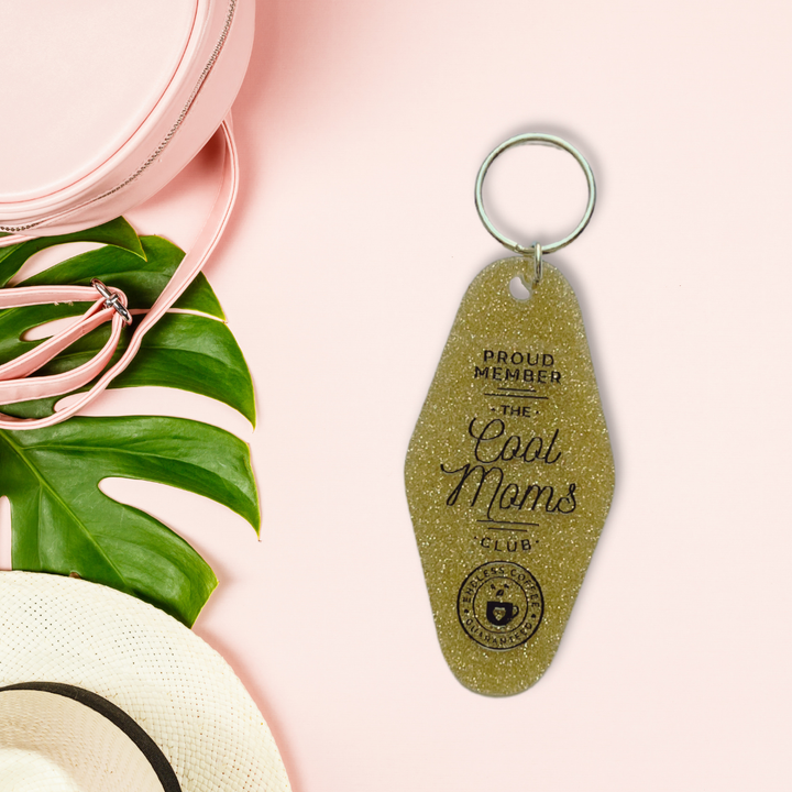 The Cool Moms Club Motel Keychain