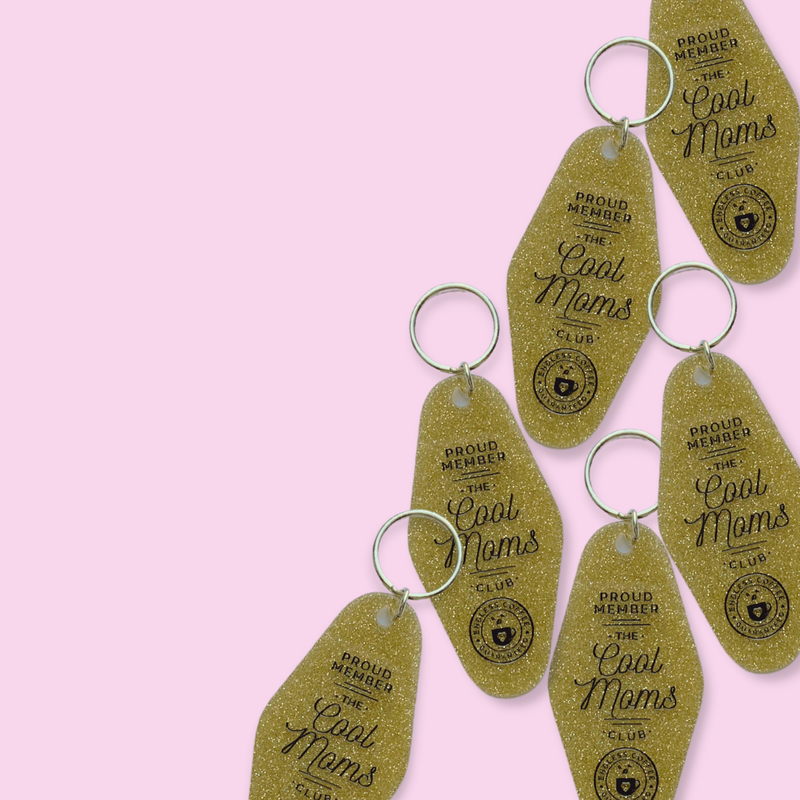 The Cool Moms Club Motel Keychain