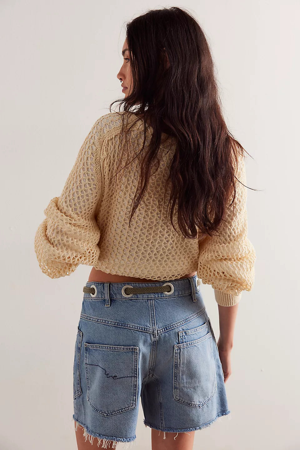 Free People Moxie Shorts Truest Blue