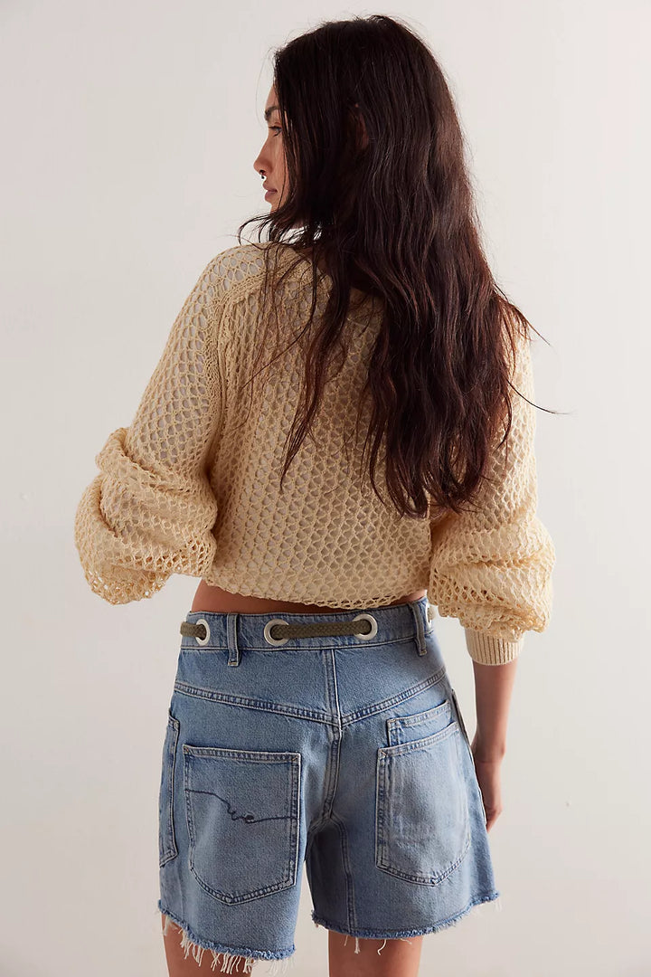 Free People Moxie Shorts Truest Blue