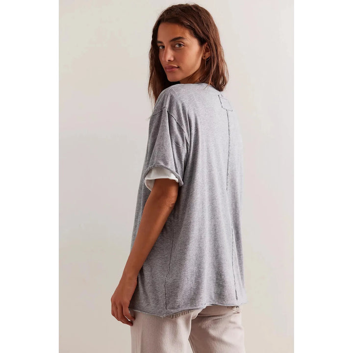 Free People Nina Crew Neck Tee