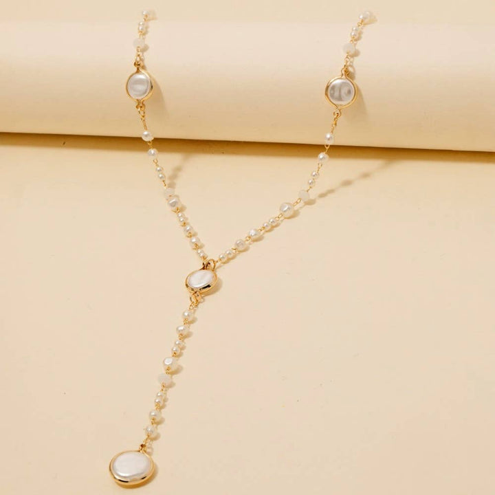 Pearls Chain Y-Necklace