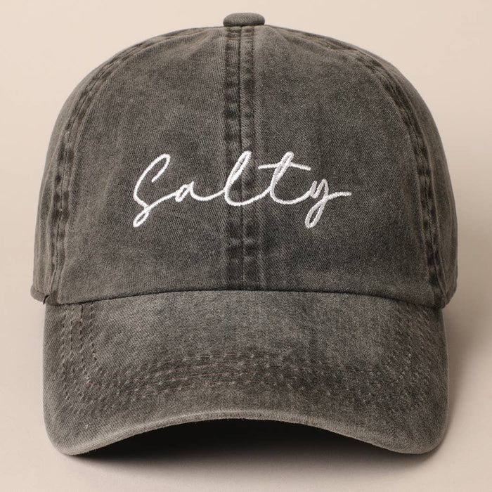 Salty Baseball Cap Black