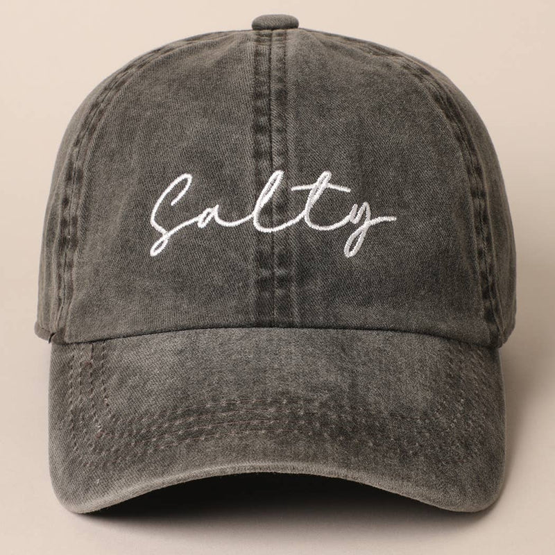 Salty Baseball Cap Black