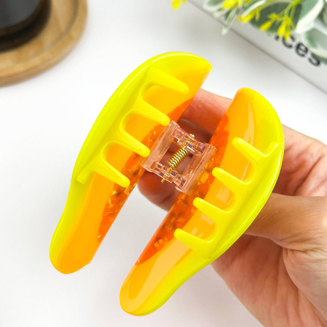 Blueberry Hair Claw Clip, Acetate Fruit Hair Clip: Papaya