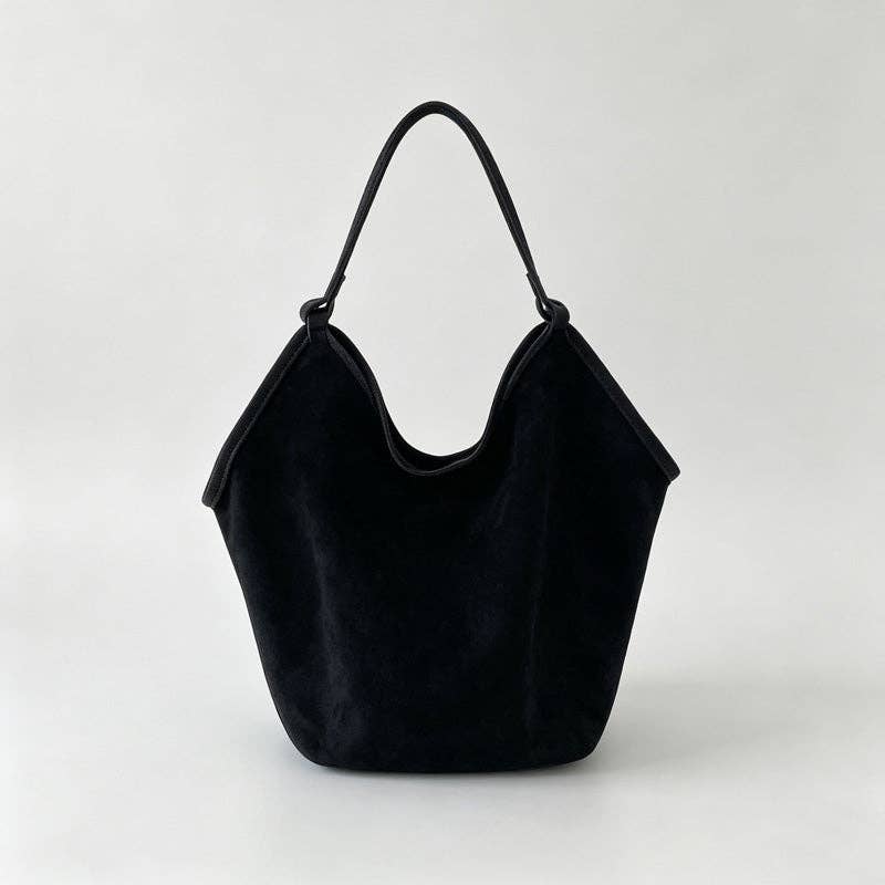 Angular Soft Shoulder Tote: Camel / F