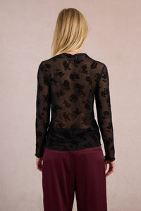 Molly Bracken Sheer Lace Top