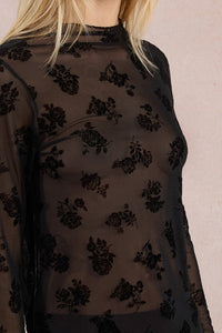 Molly Bracken Sheer Lace Top