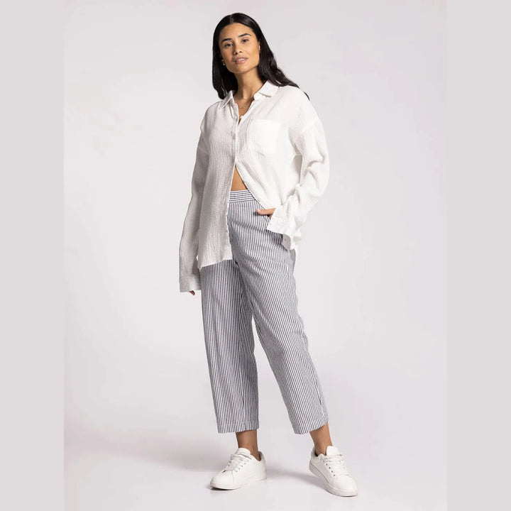 Thread & Supply Cotton Gauze Button Down