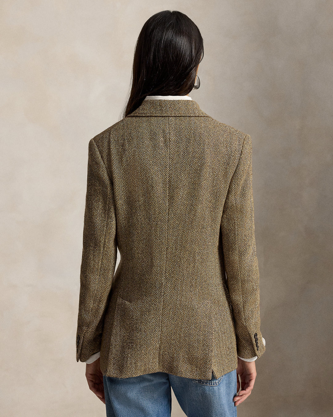 Polo Ralph Lauren Single-Breasted Herringbone Blazer