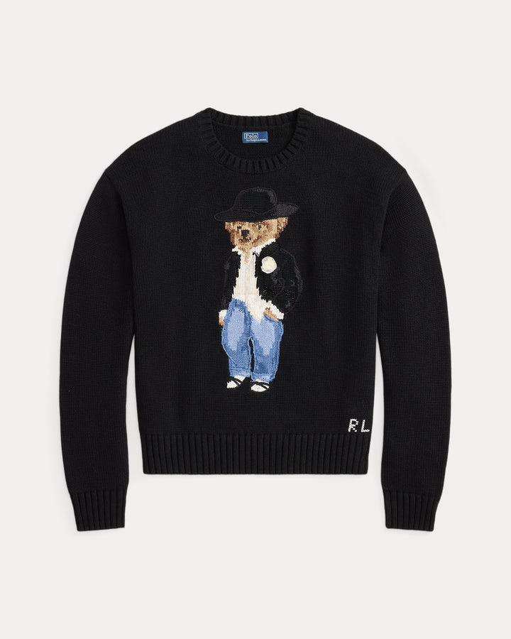 Holiday Polo Bear Cotton Crewneck