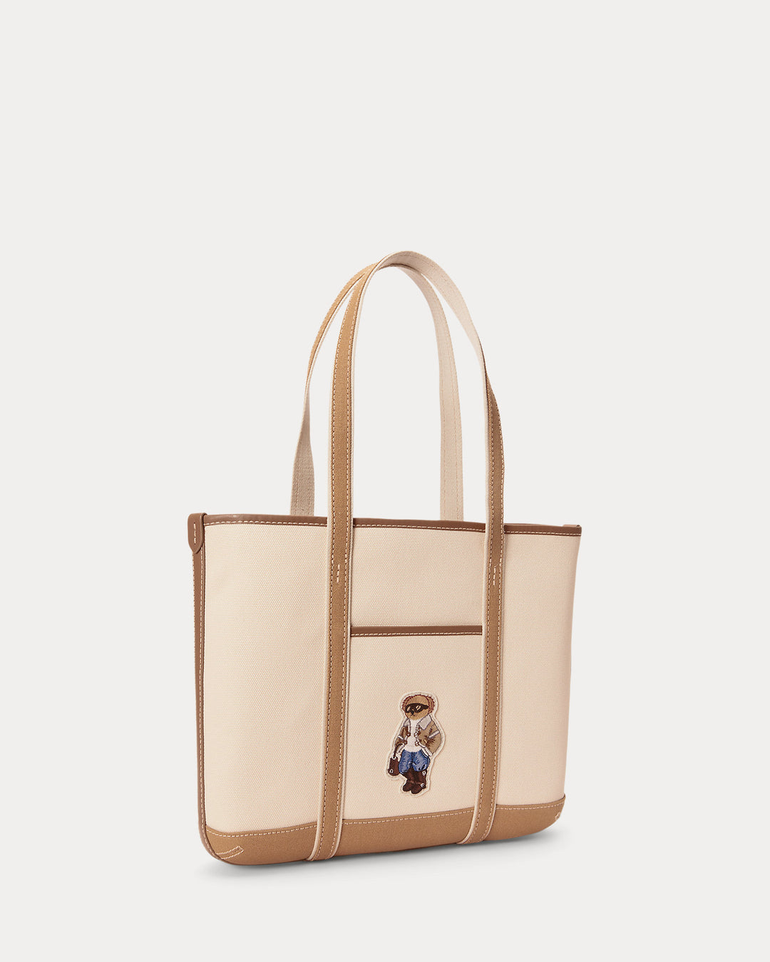 Polo Bear Canvas Small Shopper Tote