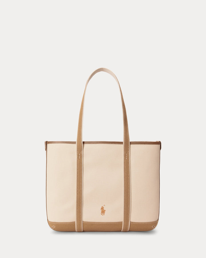 Polo Bear Canvas Small Shopper Tote