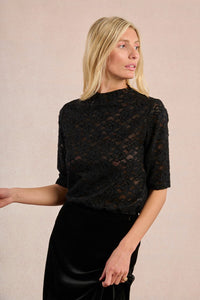 Molly Bracken Semi Sheer Lace Top
