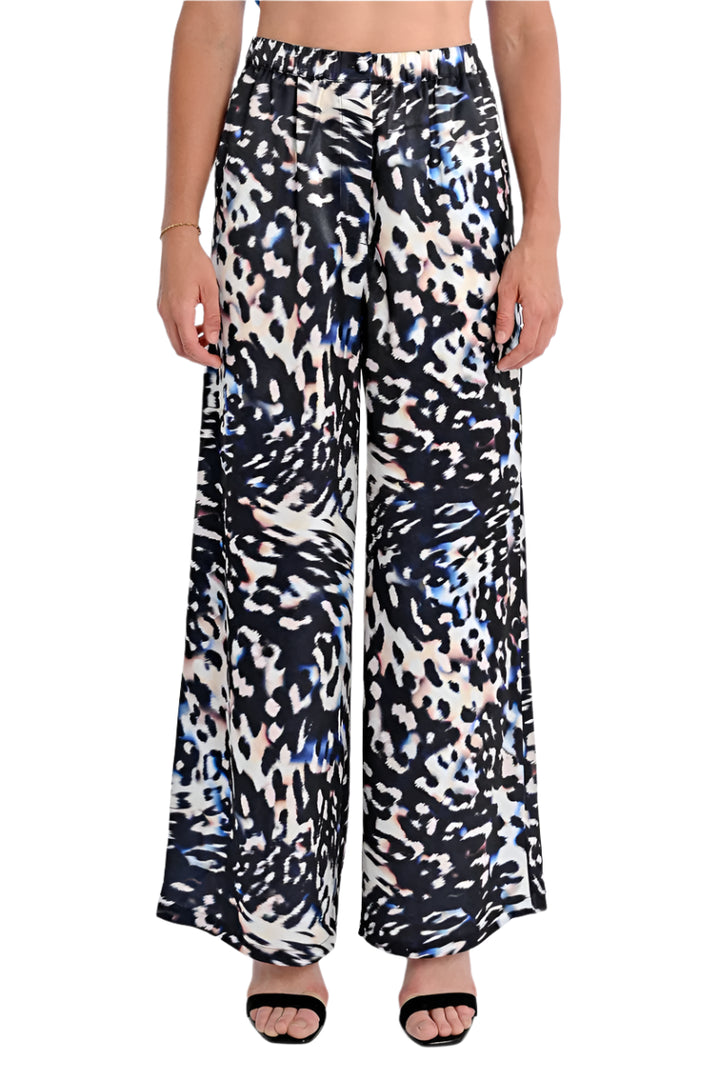 Molly Bracken Abstract Animal Print Pants